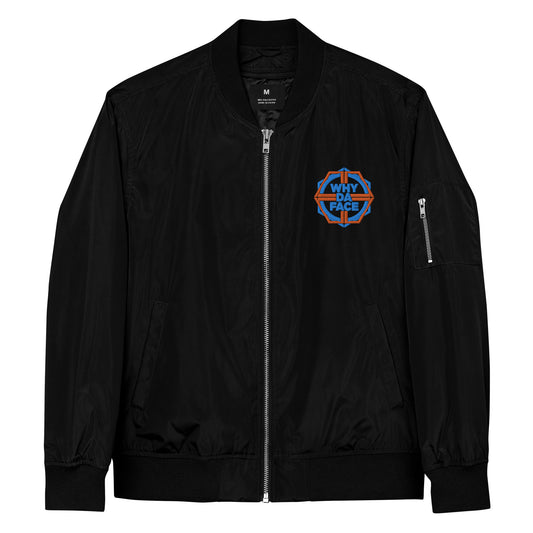 WHY DA FACE - Recycled Bomber Jacket
